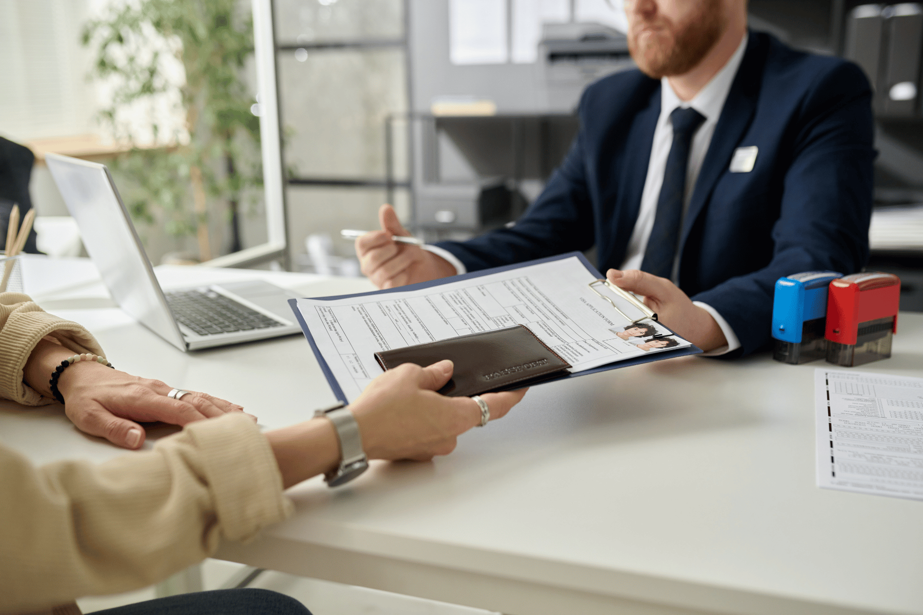 Documents for bringing a spouse to another country
