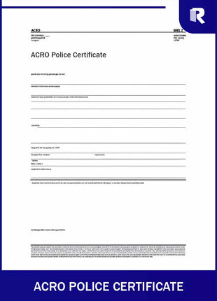 ACRO police certificate – Express Apostille service