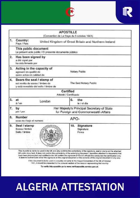 Other country Attestation