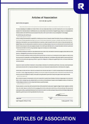 Articles of association – Express Apostille service