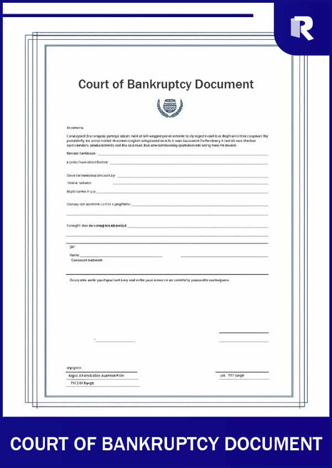 Court of bankruptcy document – Express Apostille service