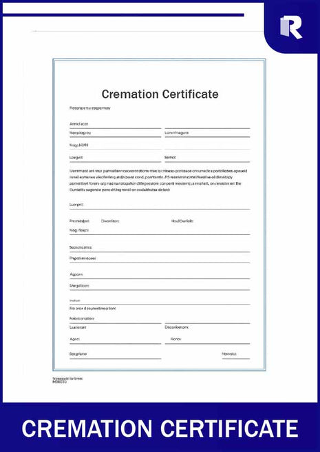 Cremation certificate – Express Apostille service