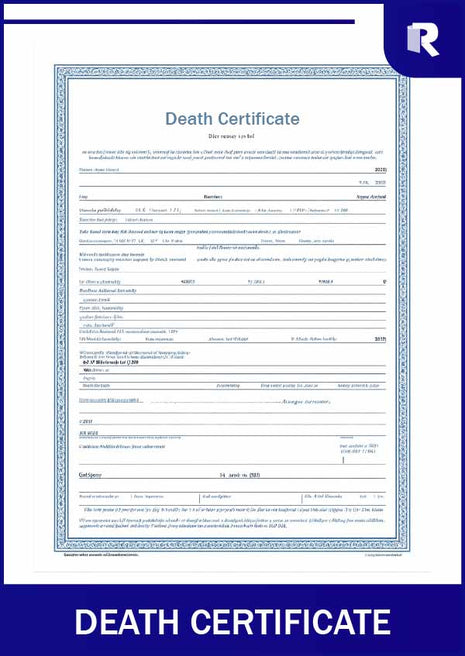 Death certificate – Express Apostille service