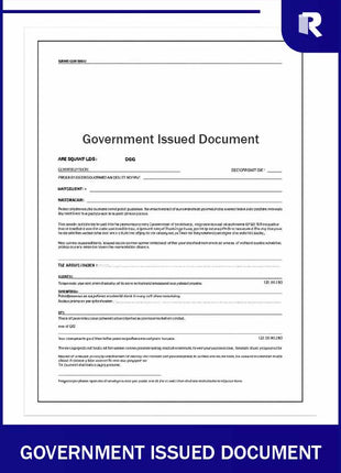 Government issued document – Express Apostille service
