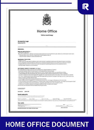 Home Office (HO) document – Express Apostille service