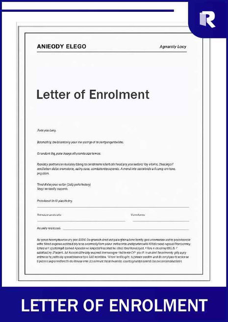 Letter of enrolment – Express Apostille service