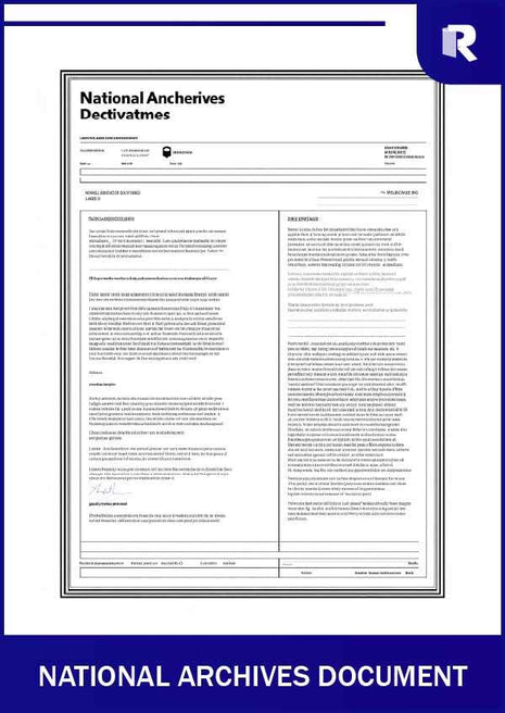 National Archives document – Express Apostille service
