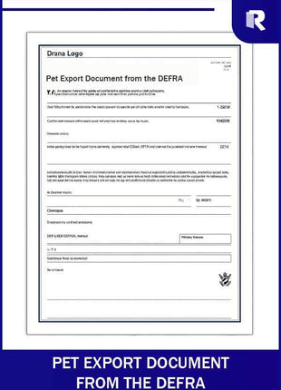 Pet export document from the DEFRA – Express Apostille service