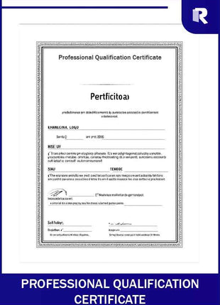Professional qualification certificate – Express Apostille service