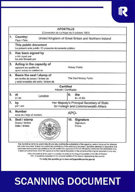 Scanning document