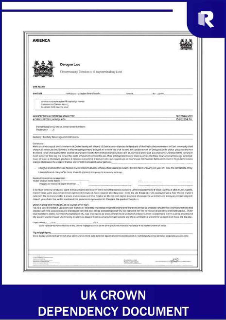 UK Crown Dependency document – Express Apostille service