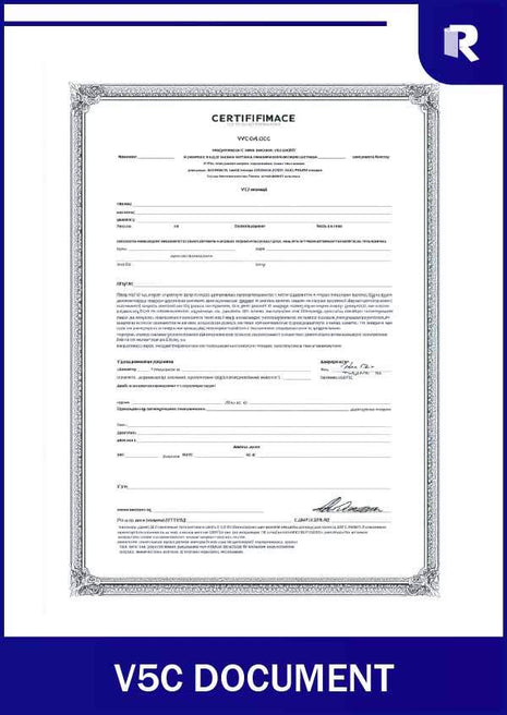 V5C document – Express Apostille service
