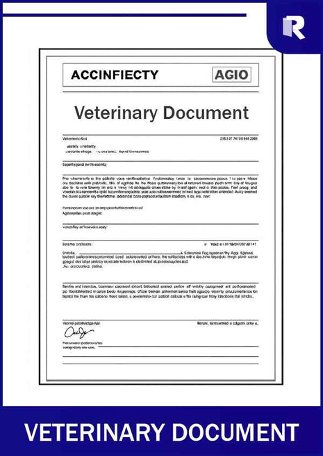 Veterinary document – Express Apostille service