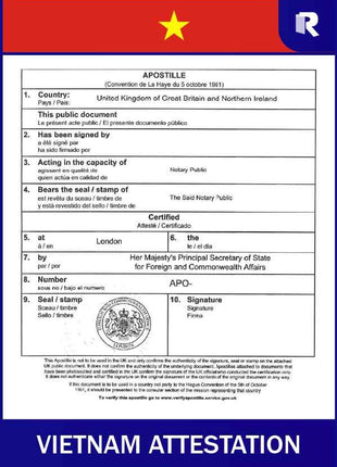 Vietnam Attestation