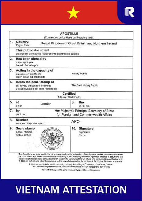 Vietnam Attestation